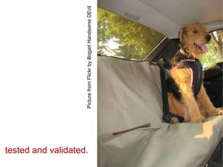 tested and validated.  Picture from Flickr by Bogart Handsome DEvil 