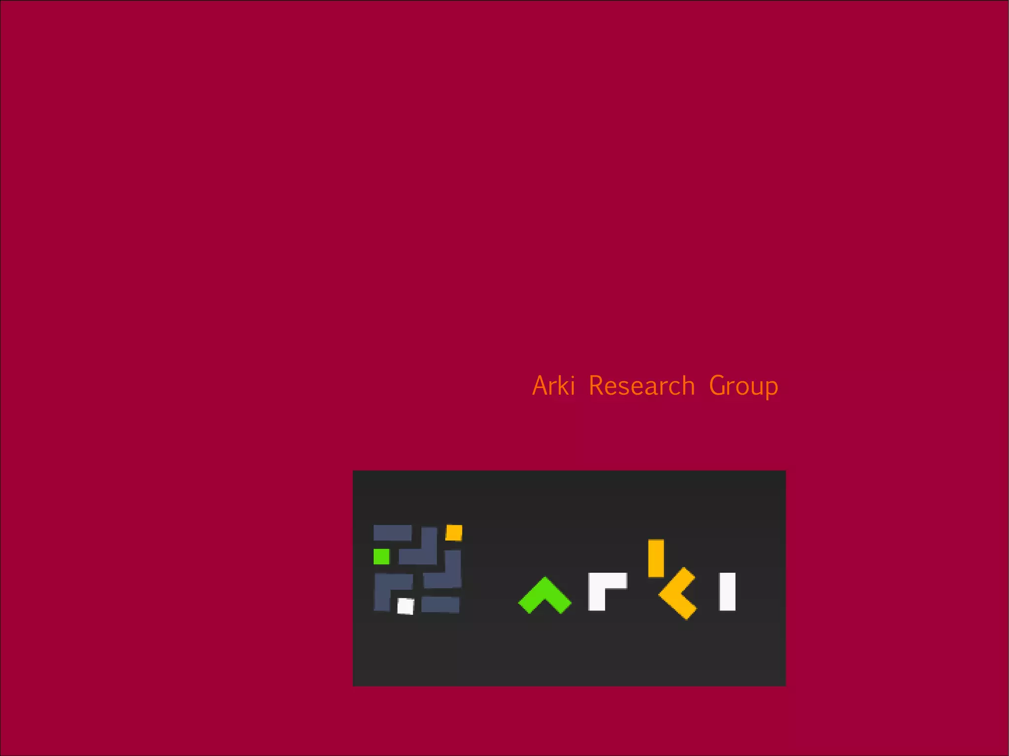 Arki Research Group 