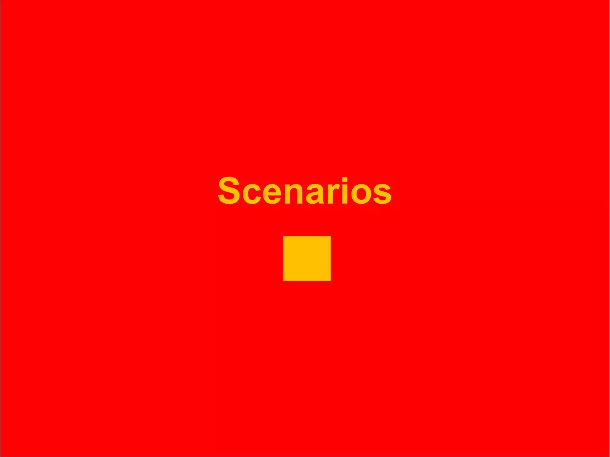 Scenarios 
