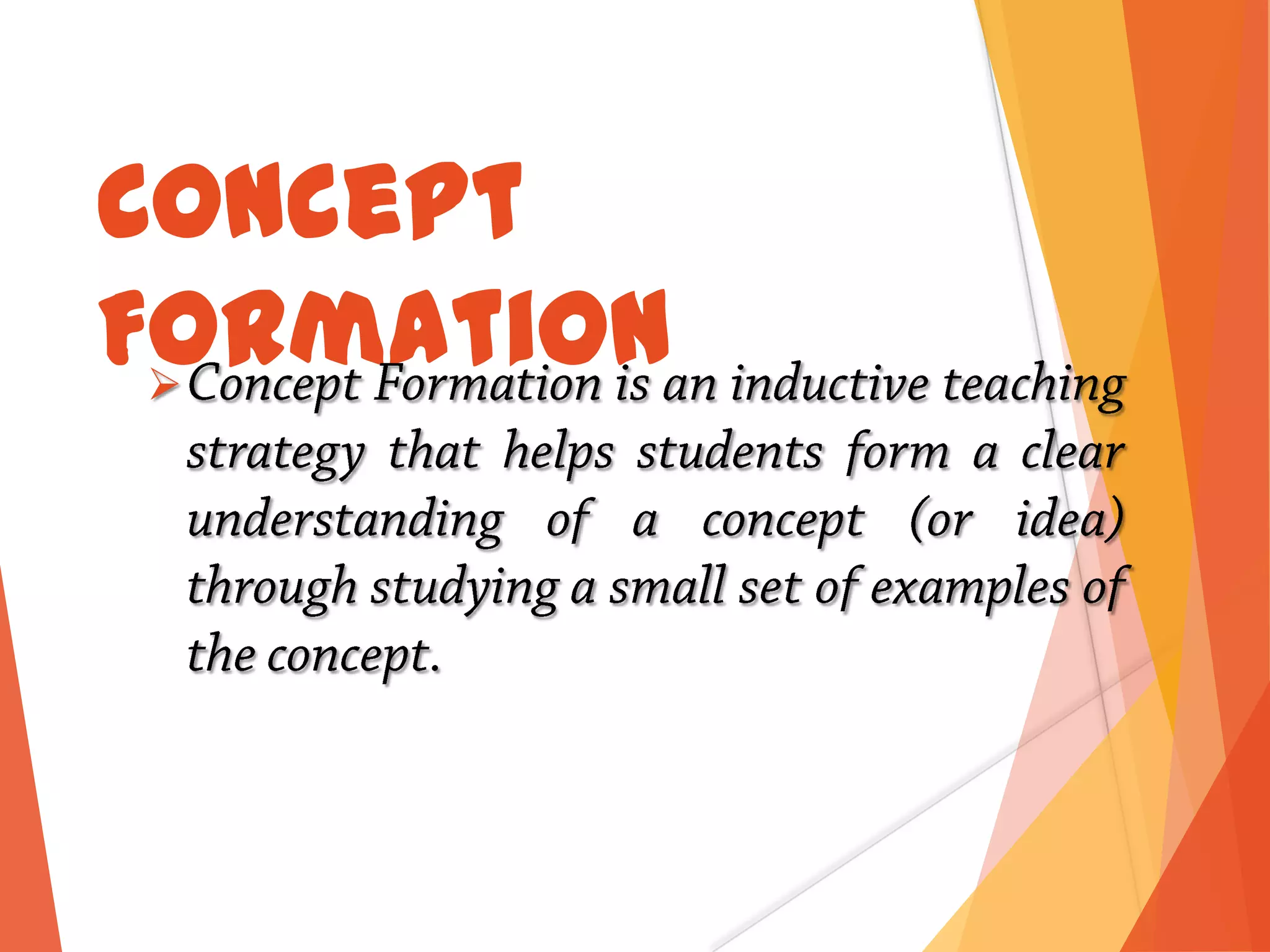 Concept
Formation