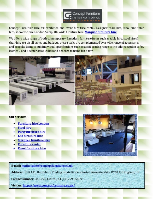 concept furniture hire marquee furniture hire