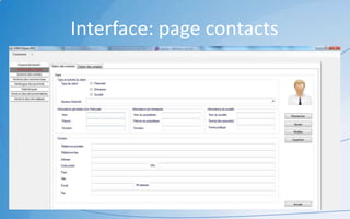 ConceptionLe système va agir entre le client d’une part et le conseiller commercial d’autre part.Le système va collecter des informations sur le client et établir son degré de fidélité.En fonction des informations, on pourra proposer des produits adéquats à fort potentiel d’achat. 