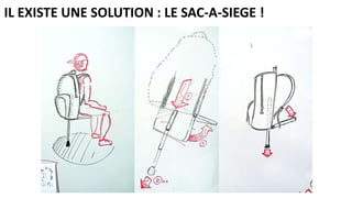 IL EXISTE UNE SOLUTION : LE SAC-A-SIEGE !

 