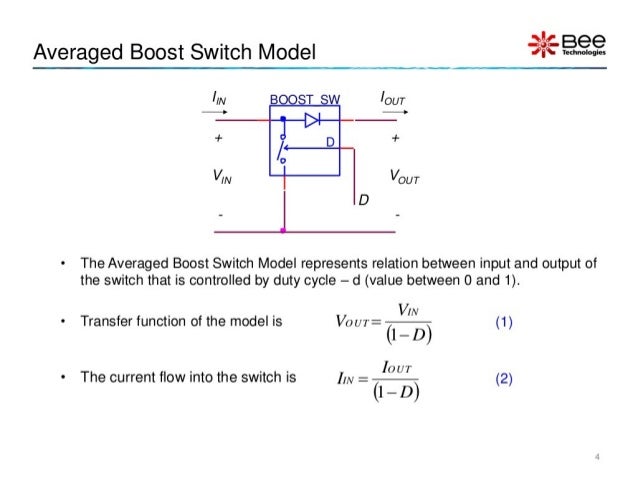 Concept kit: PWM Boost Converter Average Model