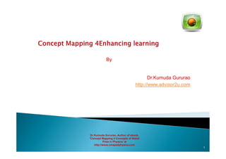 By


                                        Dr.Kumuda Gururao
                                 http://www.advisor2u.com




 Dr.Kumuda Gururao, Author of ebook,
'Concept Mapping 4 Concepts of Nobel
           Prize in Physics' at
    http://www.cmaps4physics.com
                                                            1
 