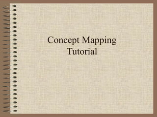 Concept Mapping
    Tutorial
 