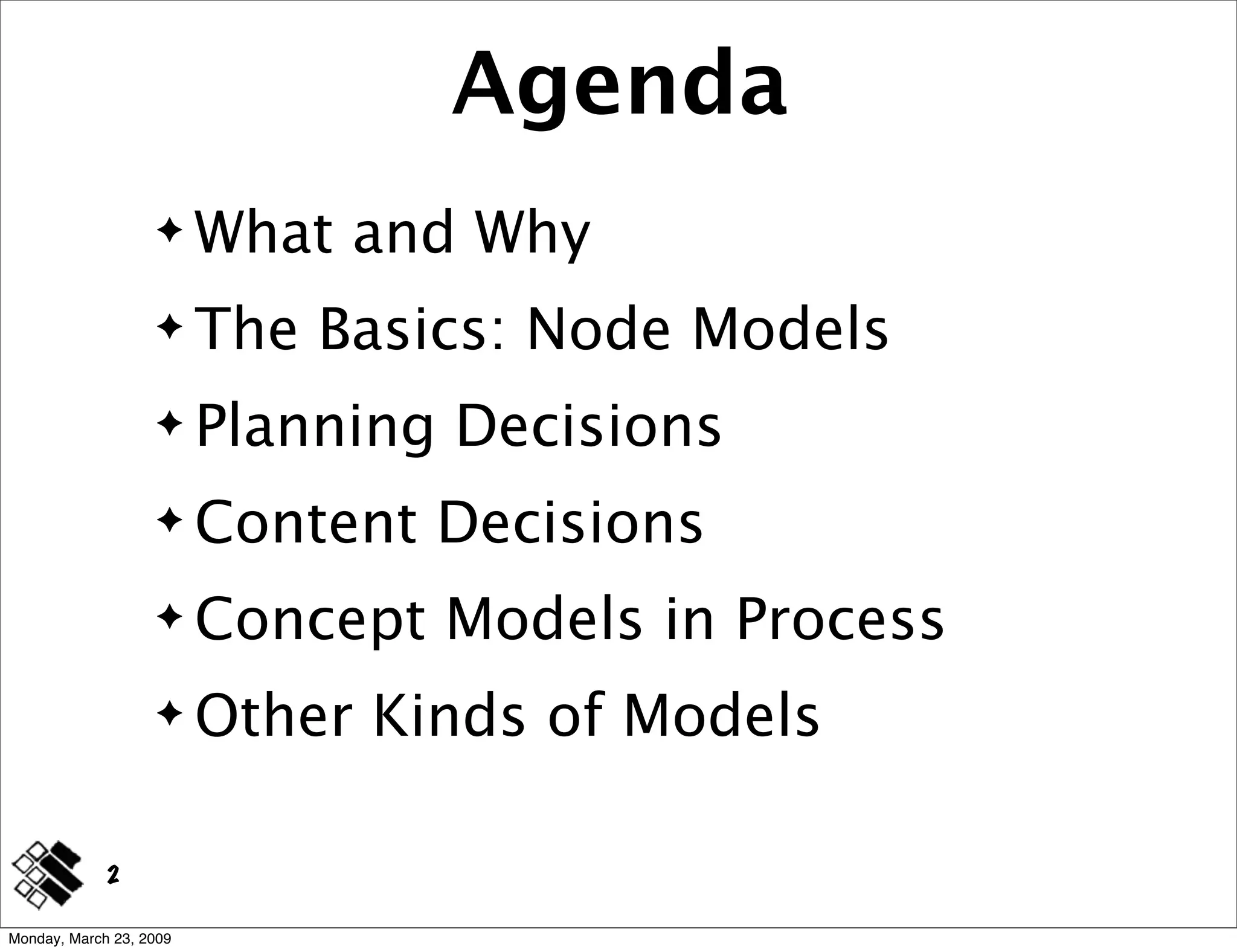 Modeling Concepts ~ IA Summit 2009