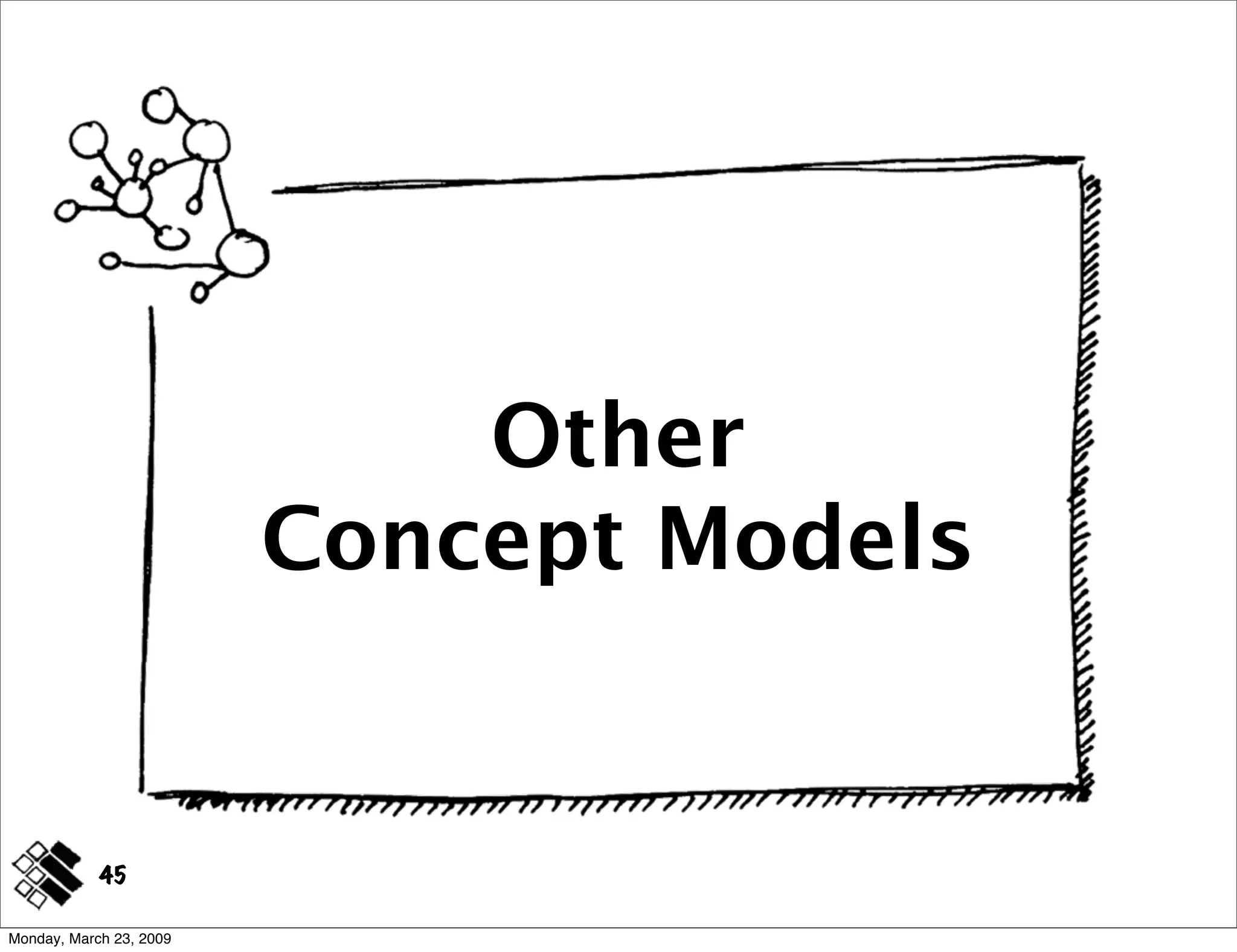 Modeling Concepts ~ IA Summit 2009