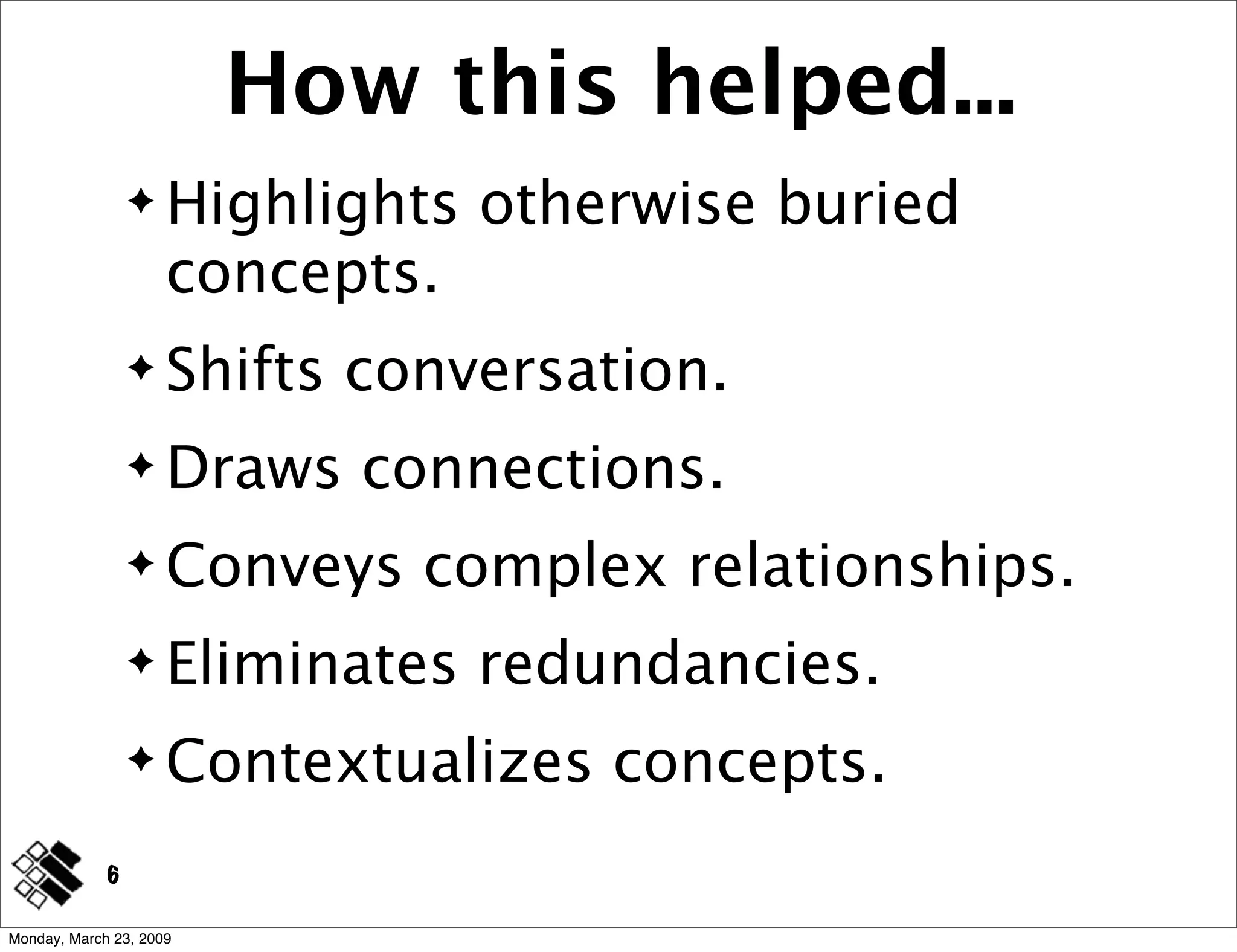 Modeling Concepts ~ IA Summit 2009