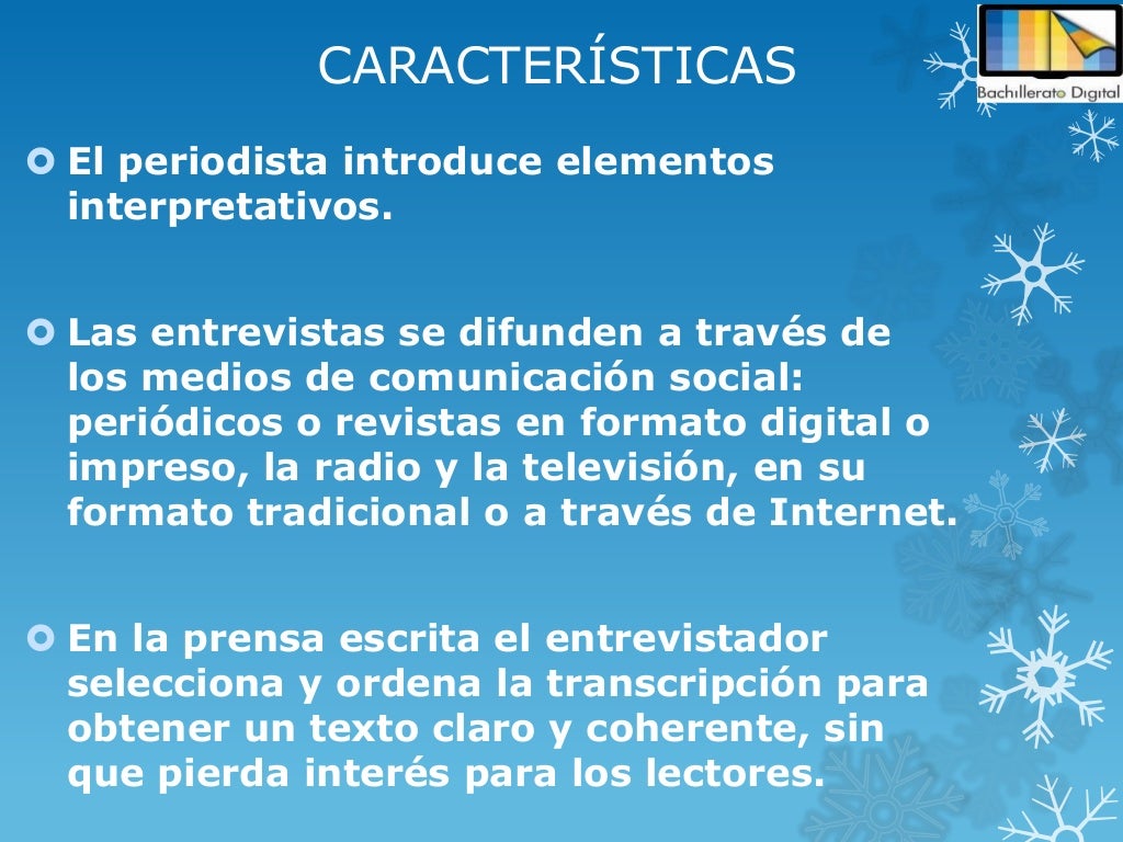Concepto y características de la entrevista Concepto y características de la entrevista
