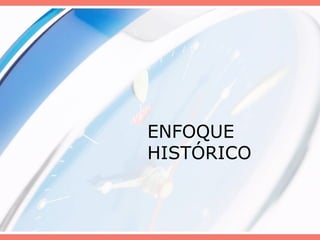 ENFOQUE
HISTÓRICO
 