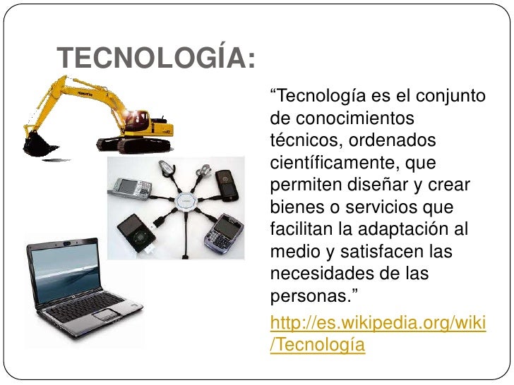 Concepto básico de tecnología