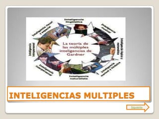 INTELIGENCIAS MULTIPLES
                      Siguiente
 