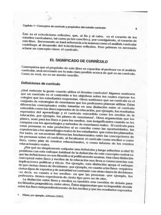 Concepto de curriculum