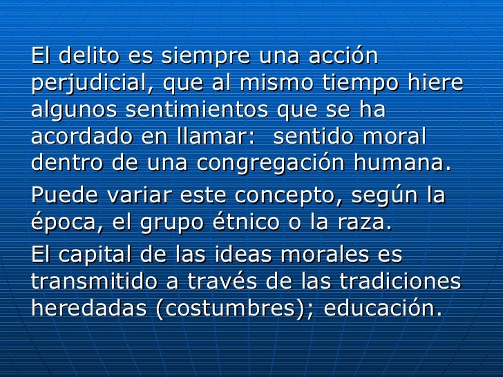 Concepto de delito