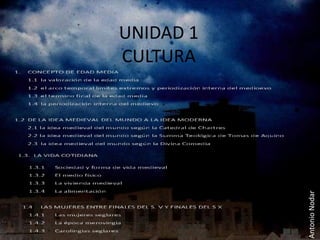 UNIDAD 1
    CULTURA



…




               Antonio Nodar
 