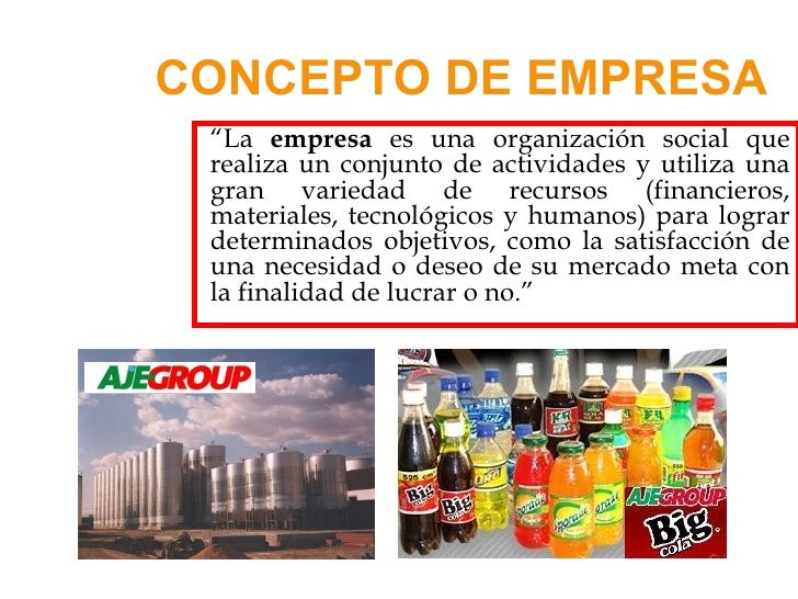 Cual Es El Concepto De Empresa