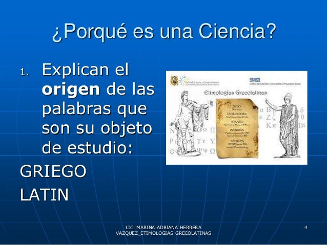 Concepto de etimologias 2010