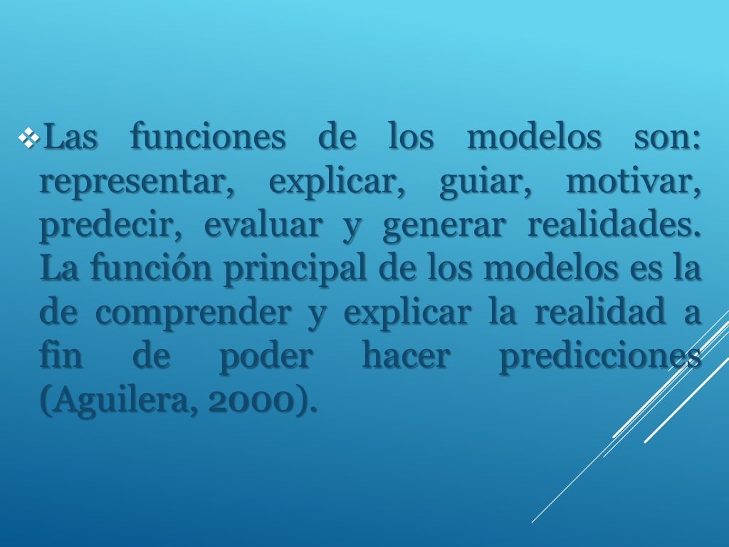 Concepto de modelo Concepto de modelo