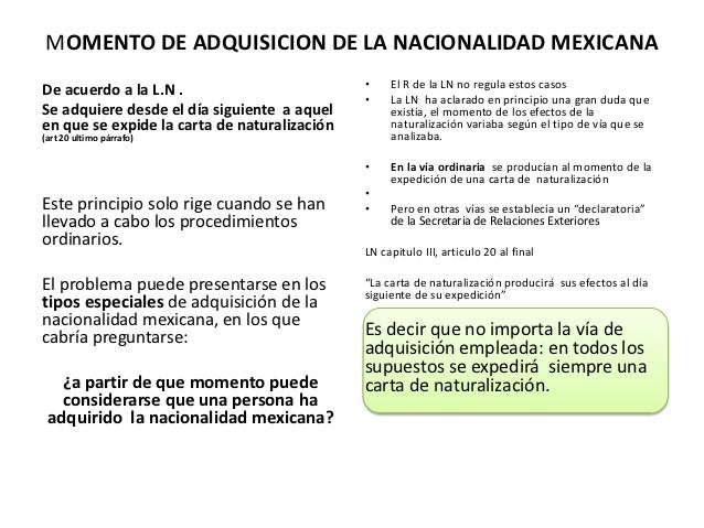 La Doble nacionalidad en Mexico