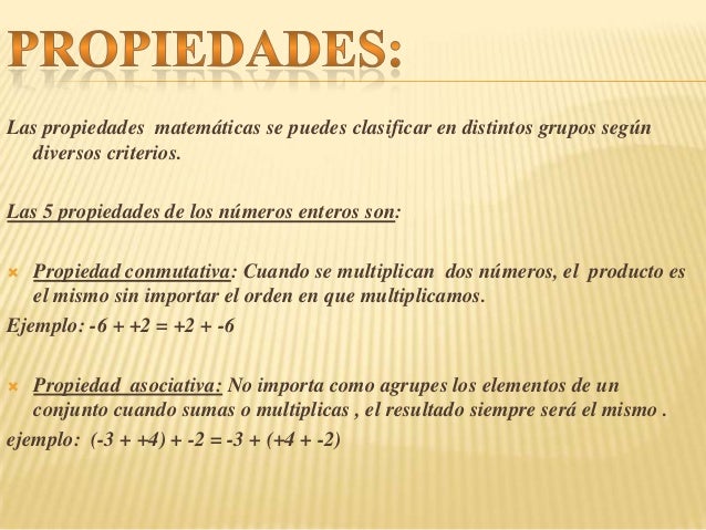 Concepto de propiedades y potencias