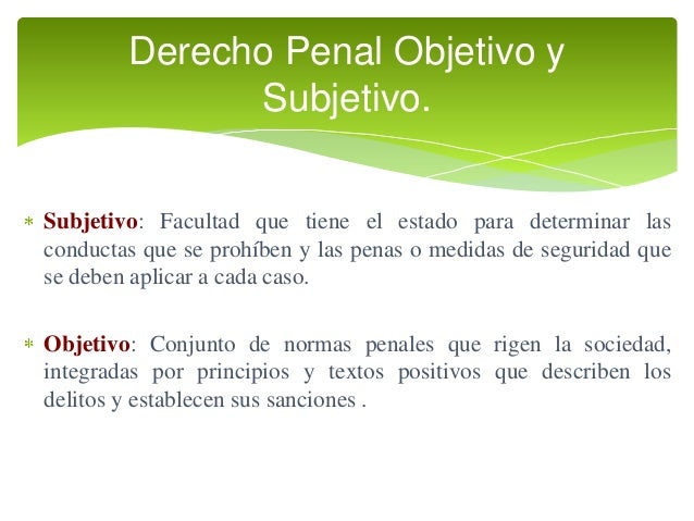 Concepto derecho penal