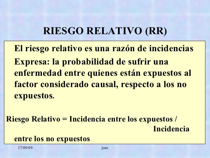Concepto De Riesgo