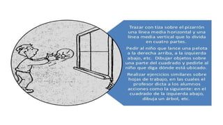 Concepto espacial en educacion parvularia