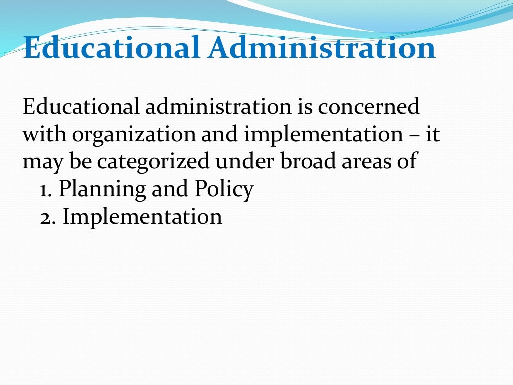 Concept Of Administration concept-of-administration