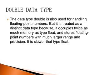 Concept Of C++ Data Types | PPTX