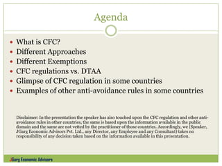 Concept Of Cfc.. | PDF