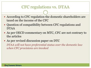 Concept Of Cfc.. | PDF