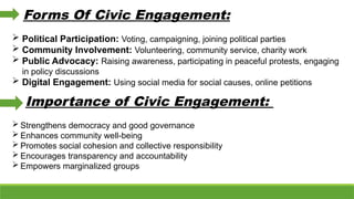 concept of civic and community enagement CIVIC AND COMMUNITY ENGAGEMENT ...