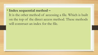 Computer Folder Indexing Method Concept of Computer files for year 10.pptx