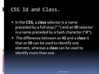 Concept of CSS part 2 | PPTX