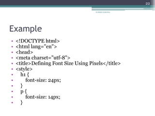 Concept of CSS unit3 | PPTX