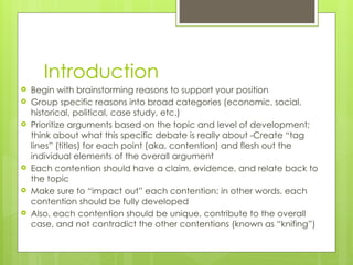 Concept of Debate in communication field | PPT
