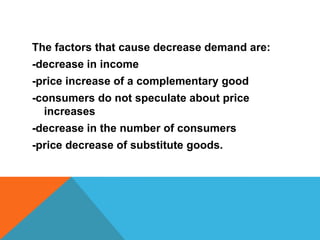 microeconomics - when demand increases why does the... Concept of demand economics | PPTX