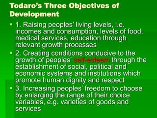 Todos Development Concept of development | PDF
