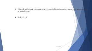 CONCEPT OF DOSING and KINETICS OF ELIMINATION.pptx