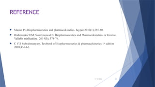 CONCEPT OF DOSING and KINETICS OF ELIMINATION.pptx