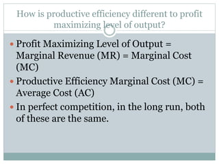 Concept of economic efficiency | PPTX