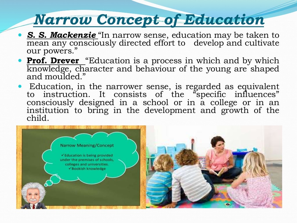 Concept of education ppt.