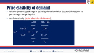 Economics - Concept of Demand and Supply Elasticity | PDF | Business ...