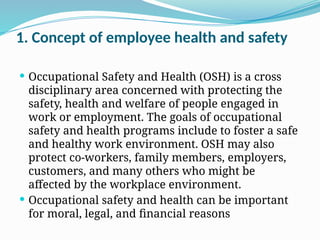 Comprehensive Overview of Employee Health and Safety in the Workplace ...