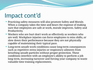 Comprehensive Overview of Employee Health and Safety in the Workplace ...