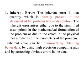 Comprehensive Overview of Error Estimation in Measurements and ...