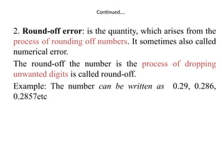 Comprehensive Overview of Error Estimation in Measurements and ...