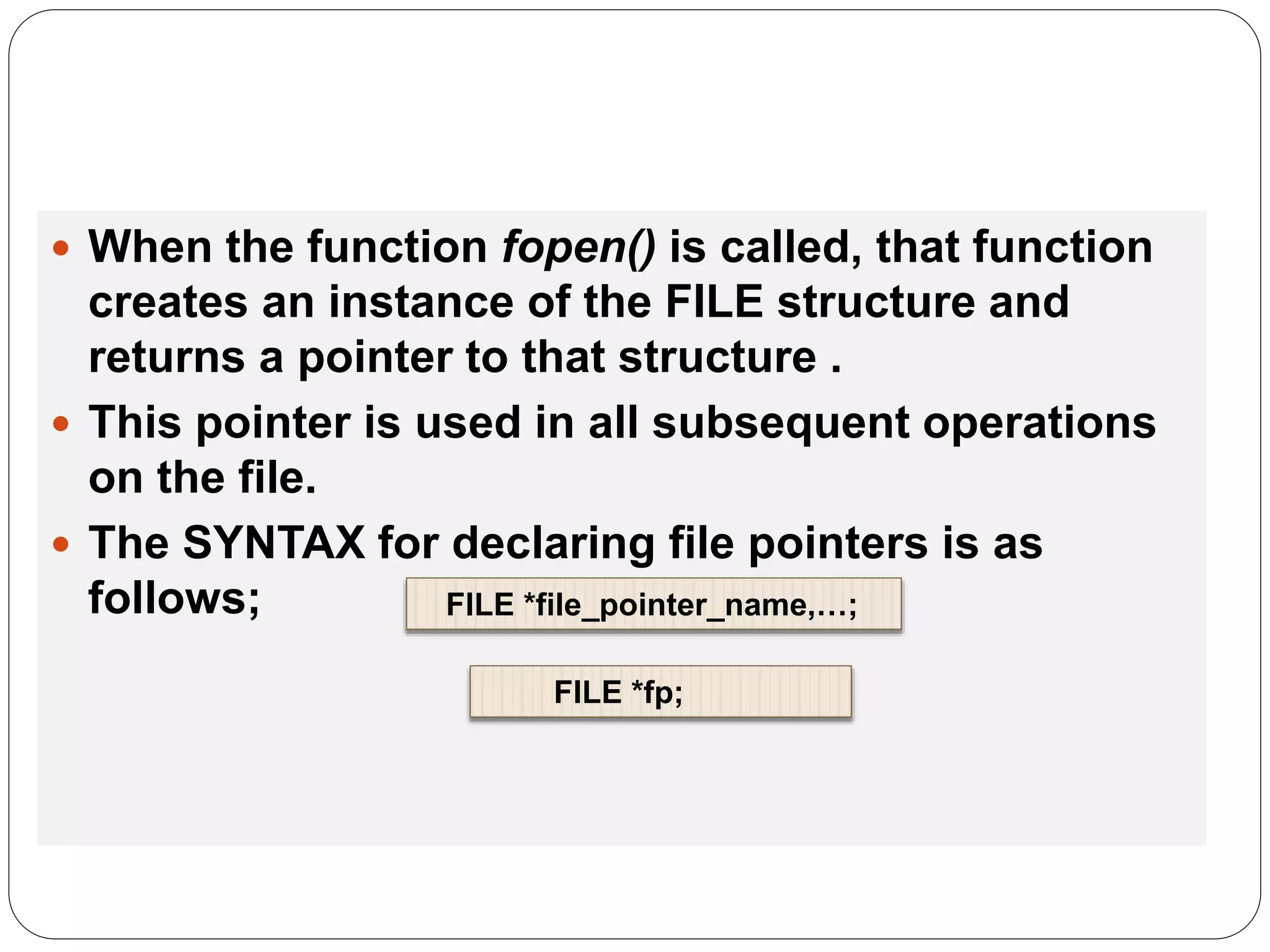 Concept of file handling in c | PPT | Free Download