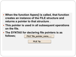Concept of file handling in c | PPT